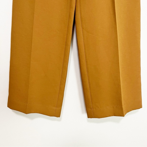 NWT Aknvas Elin Wide Leg Trouser Pant Camel Tan Size 4 - Picture 4 of 9